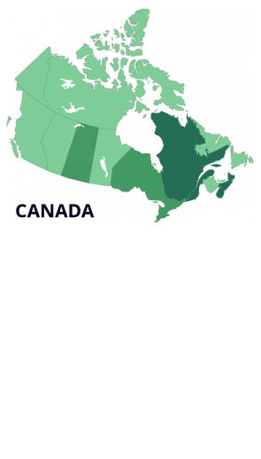 Home Page side map; Canada only